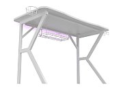 Genesis Gaming Tisch HOLM 320 RGB weiĂź (120cm x 75cm)