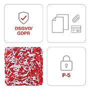 HSM Shredder  Pure 530  80L 1.9x15 mm