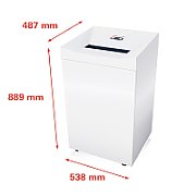 HSM Pure 630 shredder  130 l  3 9 mm