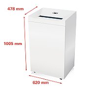 HSM Pure 940 shredder  165 l  3 9x40 mm