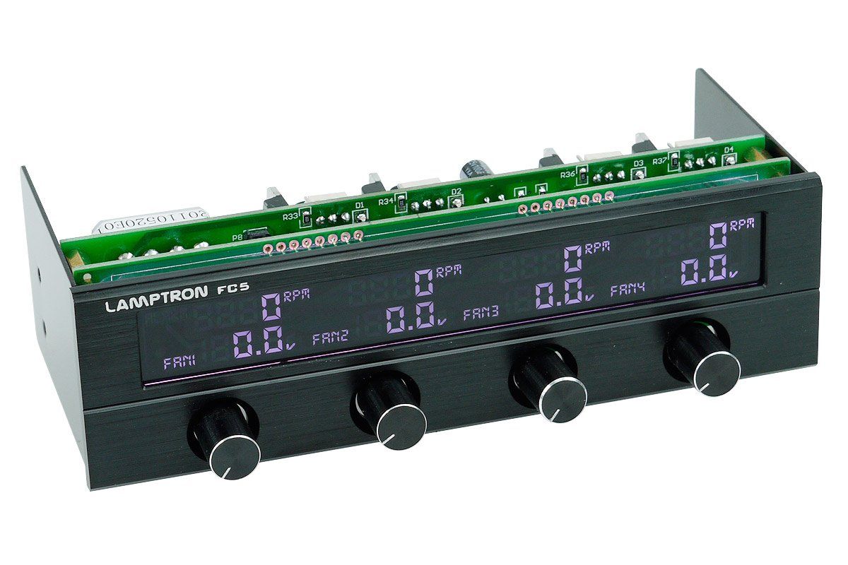 Lamptron FC5 V2 Fan Controller 5.25 Inch - black