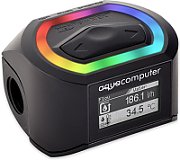 Aqua Computer Flow Sensor high flow NEXT  OLED  2x G1/4  RGBpx - black