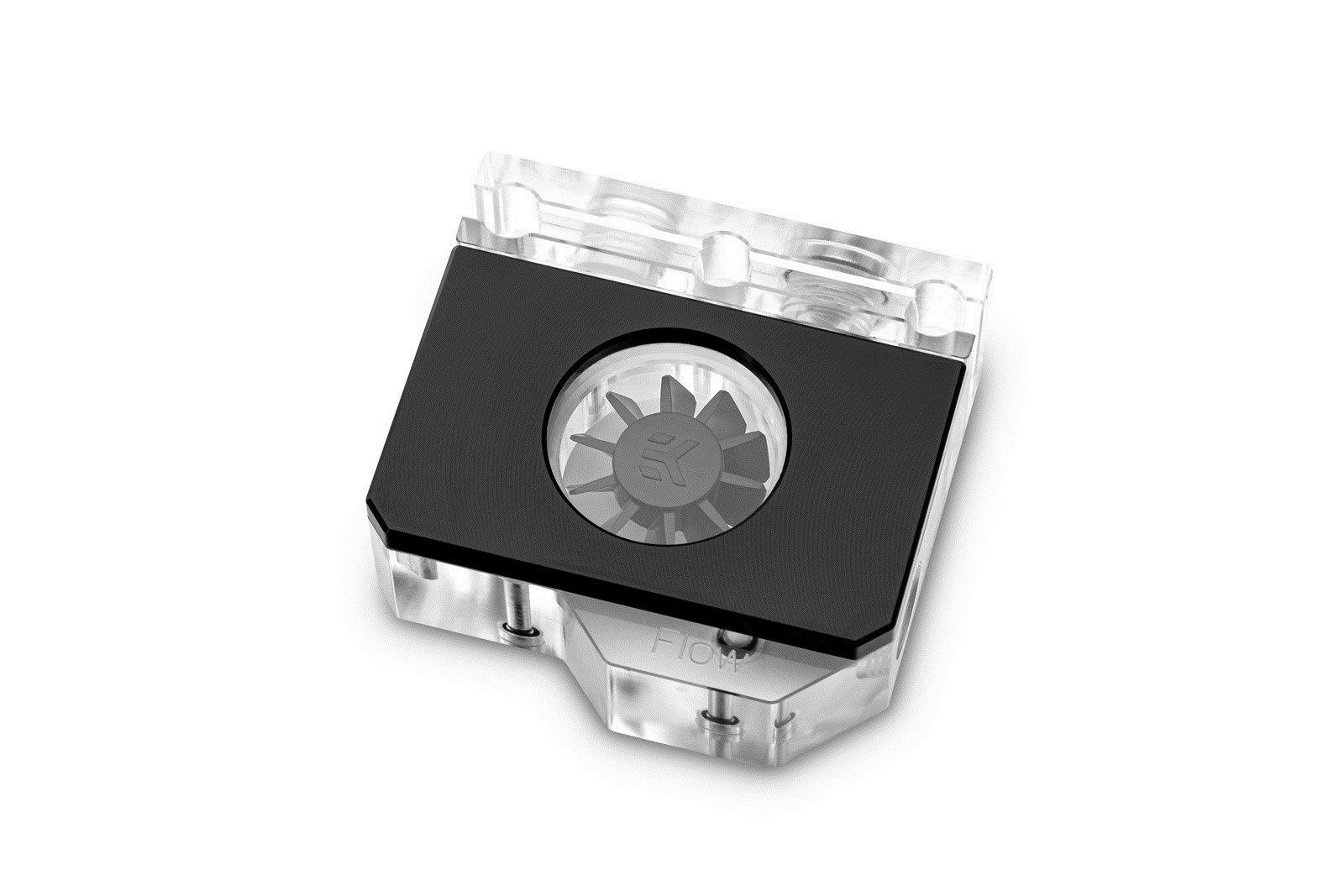 EK Water Blocks EK-Quantum Scalar Flowmeter Top-To-Bottom D-RGB - Black