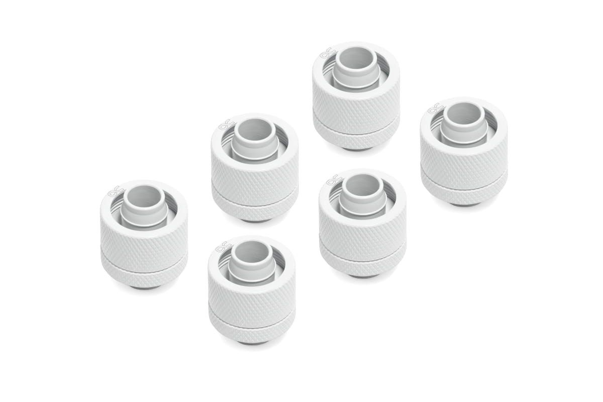 Alphacool Icicle 16/10 mm Screw-On Grommet G1/4  6-Pack - white