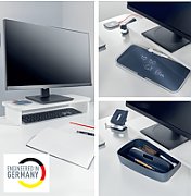 Leitz 64340001 monitor mount / stand 61 cm (24 ) White Desk