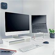 Leitz 64340001 monitor mount / stand 61 cm (24 ) White Desk