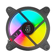 Ventilator Savio FAN-01 ,120 x 120 x  mm ,1200 RPM ,Negru ,ARGB 