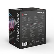 Ventilator Savio FAN-01 ,120 x 120 x  mm ,1200 RPM ,Negru ,ARGB 