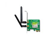 Adaptor wireless TP-Link, N300, PCI-E, 2 antene detasabile