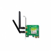 Adaptor wireless TP-Link, N300, PCI-E, 2 antene detasabile