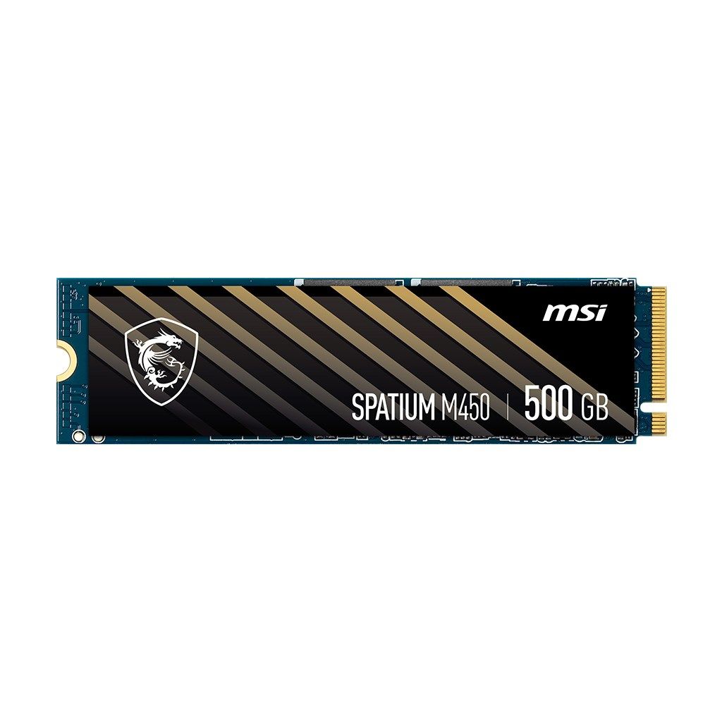 MSI MSI SPATIUM M450 PCIe 4.0 NVMe M.2 500GB PCI Express 4.0 3D NAND
