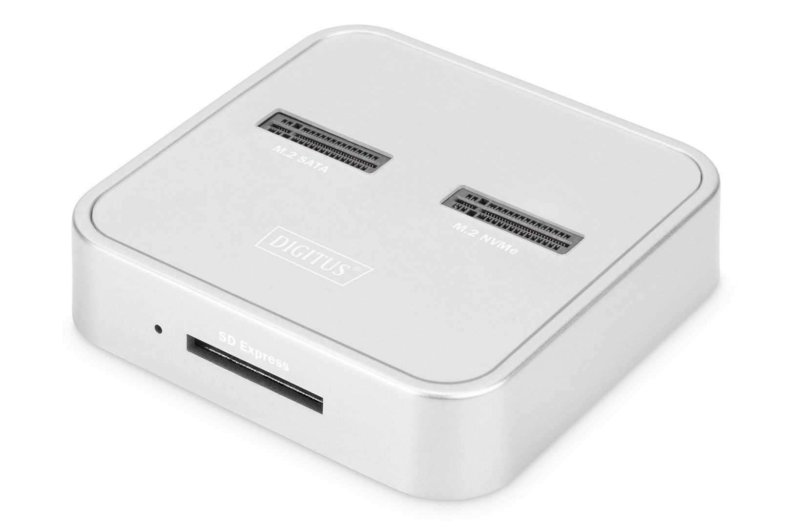 Digitus M.2 NVMe + M.2 SATA SSD Docking Station with SD Express Card Reader  USB-C™