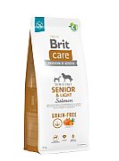 BRIT Care Senior&Light Salmon - dry dog food - 12 kg