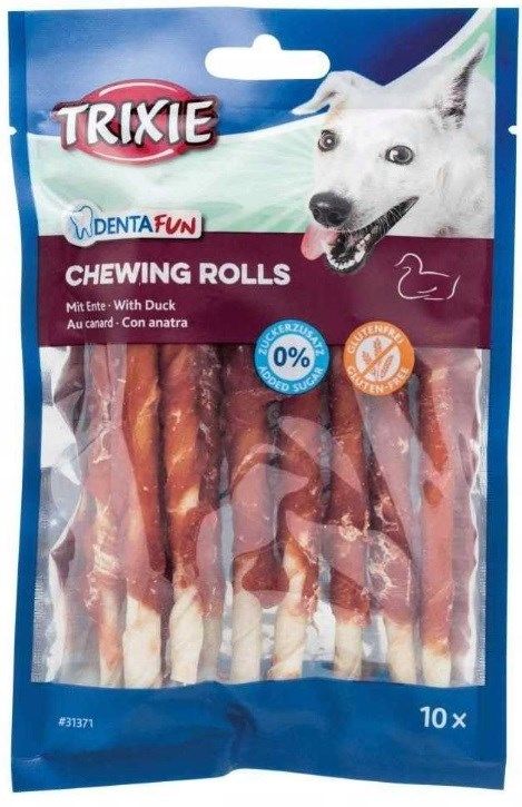 TRIXIE Chewing Rolls - Dog treat - 80g