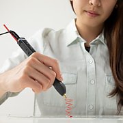 3Doodler FILAMENT 75 PCS ABS 3 COLORS AB-MONO-75 Black  Silver  White 2 g