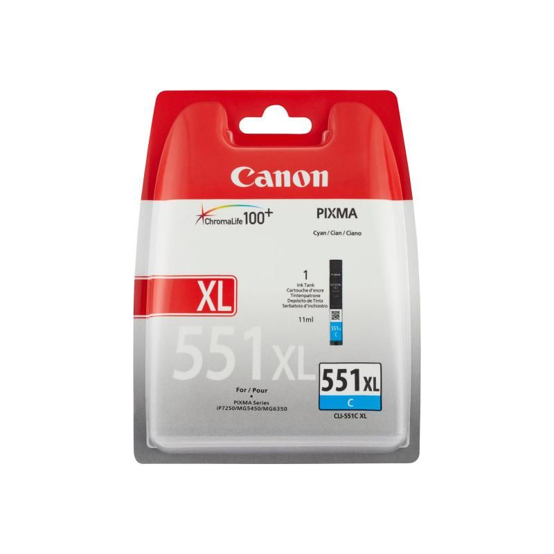 Cartus cerneala Canon BS6444B001AA ,Albastru ,11 ml ,Original (CLI-551Cxl) 