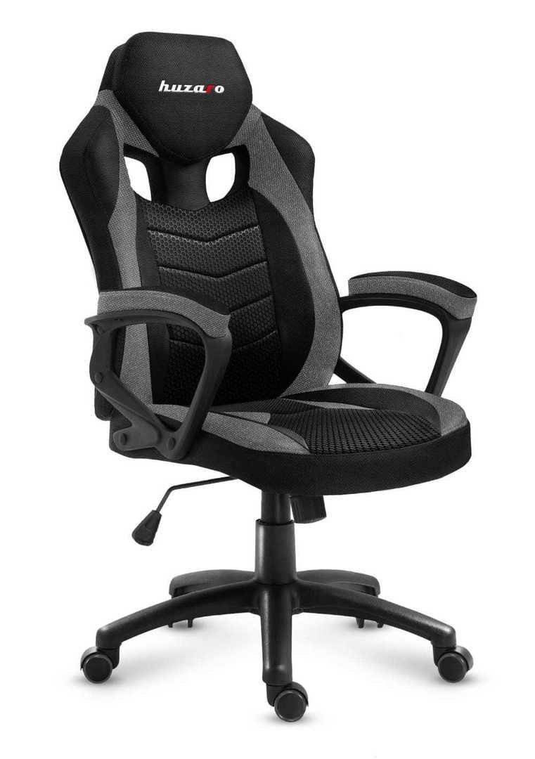 Huzaro FORCE 2.5 GREY MESH Gaming armchair Mesh seat Black  Grey