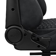 Aerocool ROYALSLATEGR Premium Ergonomic Gaming Chair Legrests Aerosuede Technology Grey