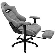 Aerocool ROYALASHGR Premium Ergonomic Gaming Chair Legrest Aeroweave Technology Grey