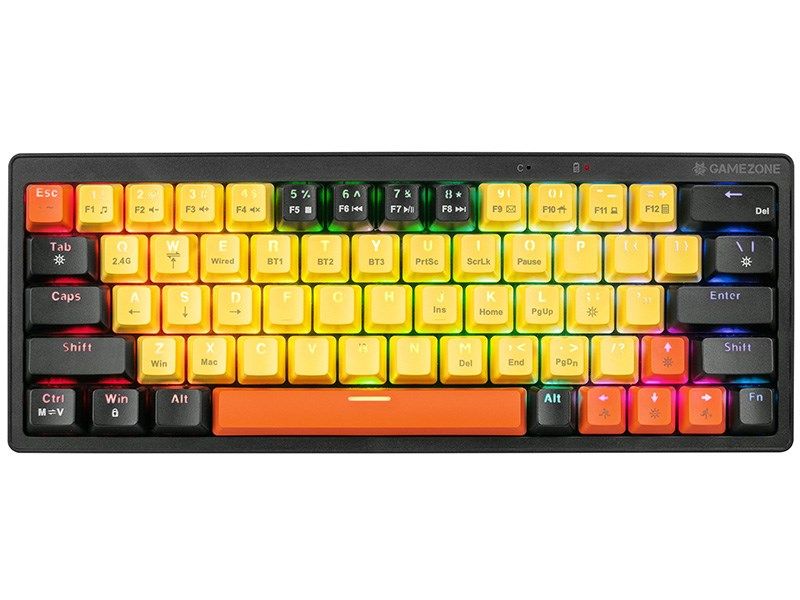 Mechanical keyboard Tracer GAMEZONE EVO2 HOT SWAP 63 (Yellow) TRAKLA47302