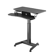 Maclean MC-835 Portable Desk Electric Height Adjustable 72 -122cm max. 37 kg Control Panel Sit Stand Work Station