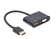 Gembird A-HDMIM-HDMIFVGAF-01 interface cards/adapter HDMI  VGA