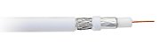 Libox Kabel koncentryczny PCC80 100m coaxial cable RG-6/U White