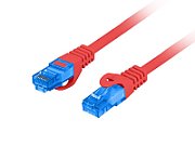 Lanberg LANBERG PATCHCORD S/FTP CAT.6A 1M RED LSZH