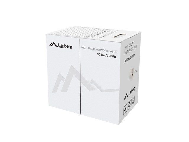 LANBERG CABLE UTP CAT.5E 305M WIRE CU BLUE