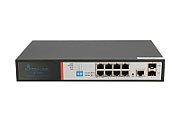 Extralink Extralink PoE Switch VICTOR 8x Gigabit PoE/PoE+  2x SFP  1x Console Port  150W  Managed