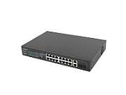 Lanberg Lanberg Switch rack 19  POE+ 16x 100MB /2X COMBO  GIGABIT ETHERNET 250W