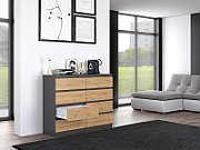 Topeshop M8 120 ANT/ART KPL chest of drawers