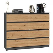 Topeshop M8 120 ANT/ART KPL chest of drawers