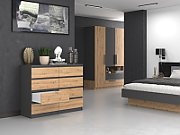 Topeshop M8 120 ANT/ART KPL chest of drawers