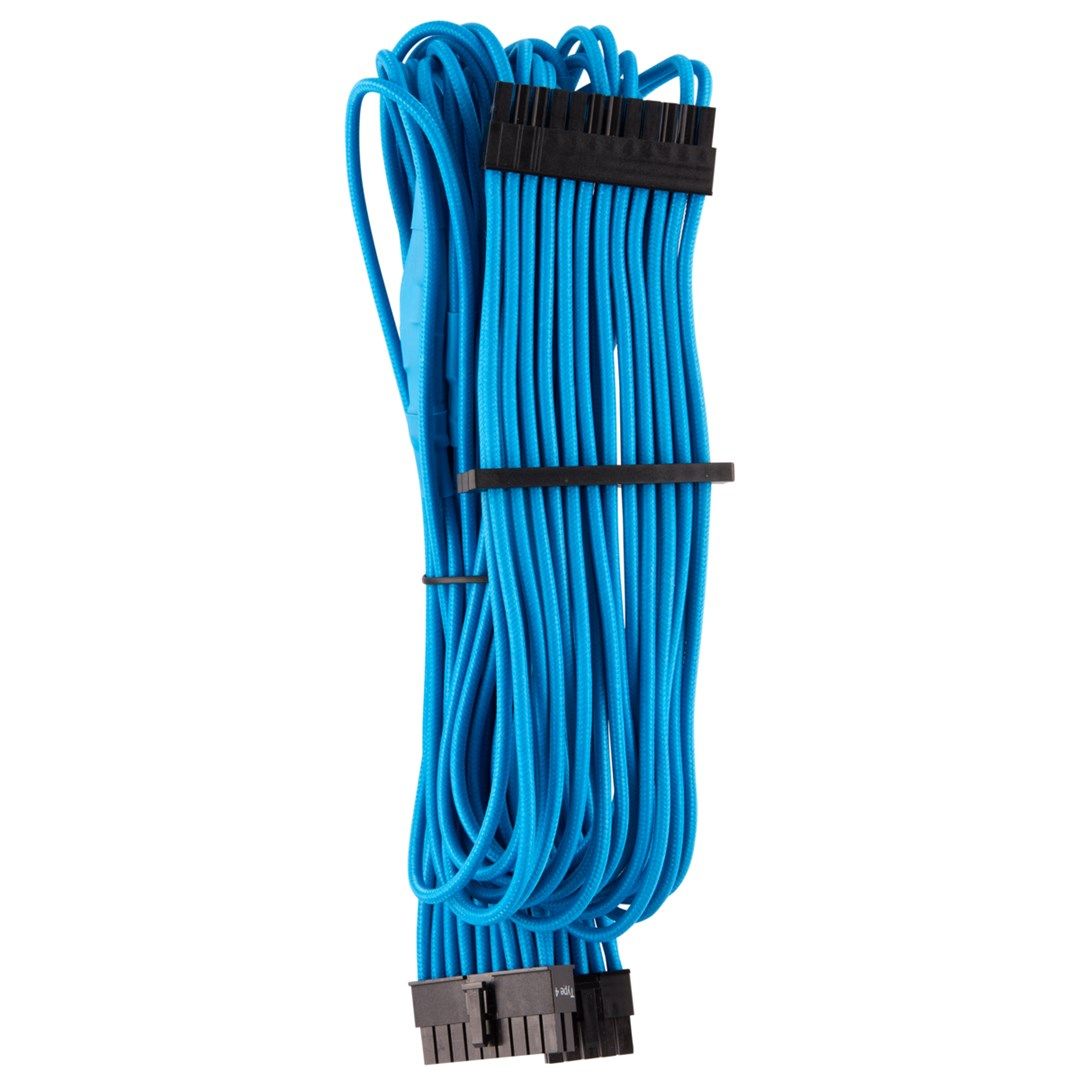 Corsair Premium Sleeved 24-Pin ATX Cable (Gen 4) - Blue
