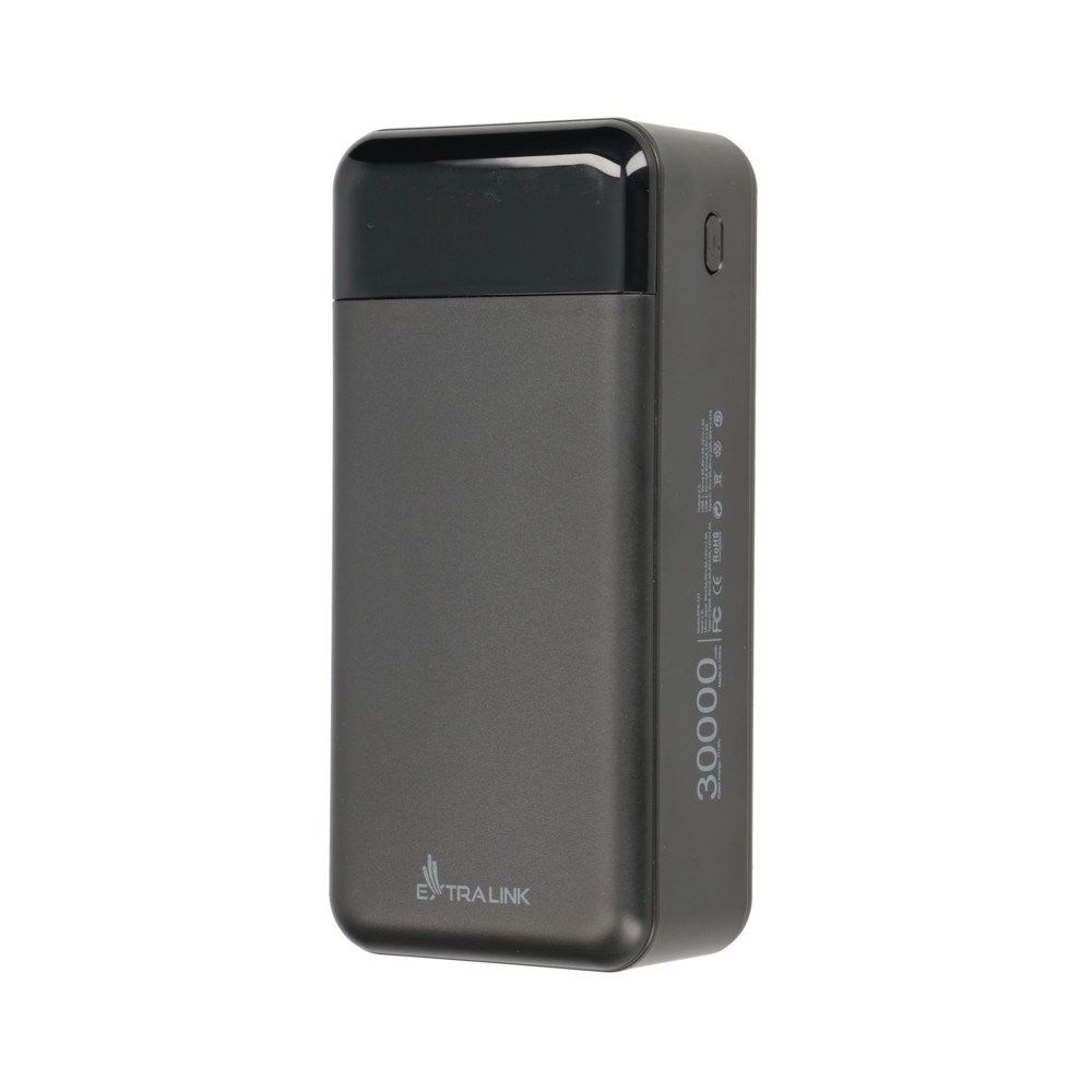 Extralink Powerbank EPB-124 30000mAh Black Power bank  Fast Charging  USB-C