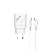 SAVIO LA-05 USB Type A & Type C Quick Charge Power Delivery 3.0 cable 1m Indoor