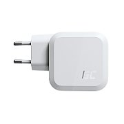 Green Cell CHARGC08W mobile device charger Headphones  Netbook  Smartphone  Tablet White AC Fast charging Indoor