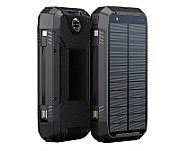 PowerNeed S20000Q mobile device charger Universal Black Lightning  Solar  USB Wireless charging Fast charging Outdoor