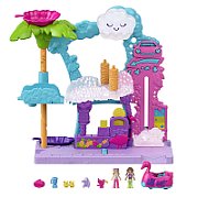 Promo Polly Pocket Flamingo Car Wash HHJ05 p2 MATTEL