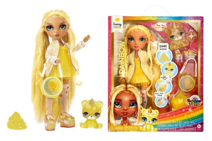 MGA Classic Rainbow Fashion Doll Sunny (yellow) 120186