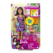Barbie Dog Adoption Doll Set HKD86 MATTEL