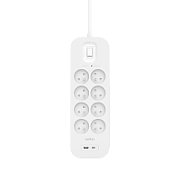 Belkin SRB003CA2M surge protector White 8 AC outlet(s) 2 m