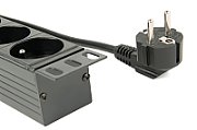 EnerGenie EG-PDU-014-F Rack Power Distribution Unit (8 FR sockets  1U  16A  Schuko plug  3m  black color)