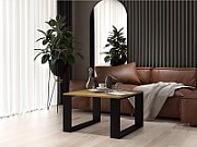 MODERN MINI table 67x67x40 cm Artisan Oak/Black