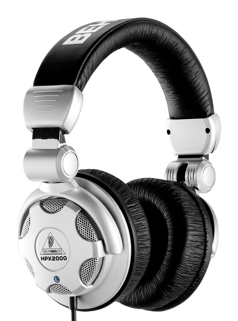 Behringer HPX2000 headphones/headset Wired Music Black  Silver