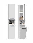 Bathroom cabinet NEL III 31x30x174 cm  matt white