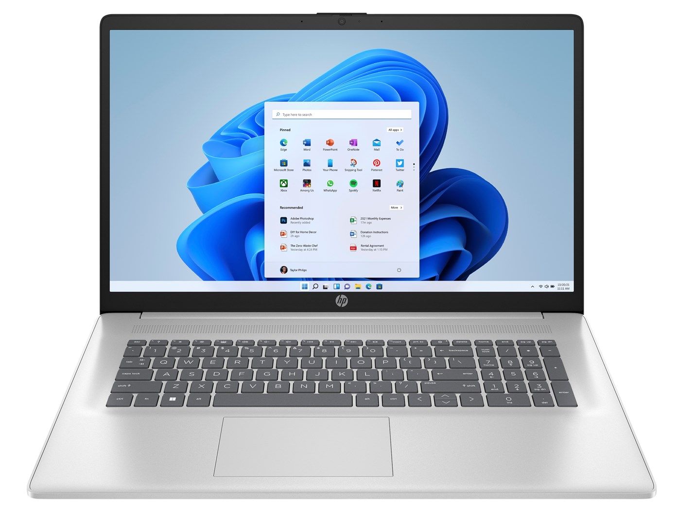 Laptop HP 17-cn3135nw, 17.3 inch 1920 x 1080, Intel I5-1334U (10 C / 12 T, 3.4 GHz - 5.00 GHz, 12 MB cache, 55 W), 16 GB DDR4, 512 GB SSD, Intel Iris Xe Graphics, Windows 11 Home