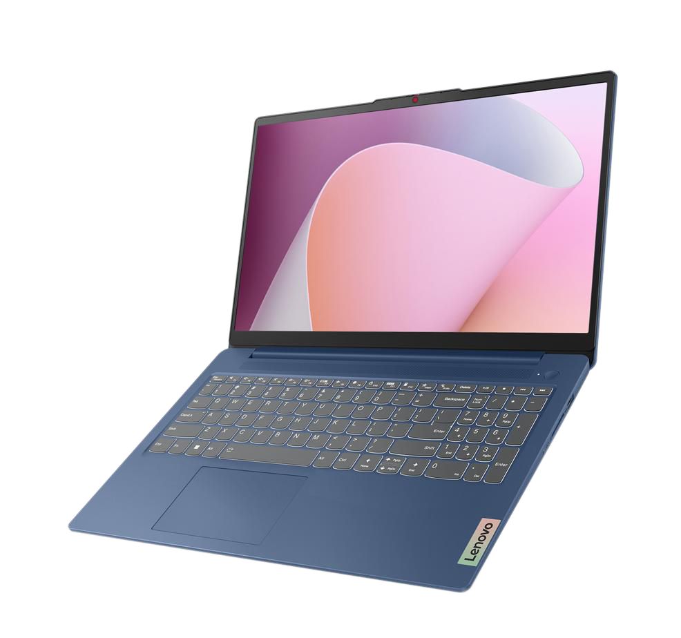 Laptop Lenovo IdeaPad Slim 3 15AMN8, 15.6 inch 1920 x 1080, AMD Ryzen 3 7320U (4 C / 8 T, 2.4 GHz - 4.1 GHz, 2 MB + 4 MB cache), 8 GB LPDDR5, 512 GB SSD, AMD Radeon Graphics, Windows 11 Home