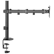 Maclean MC-753N LCD Monitor Desk Mount 17-32  9kg VESA 75x75 100x100 Single Arm Extendable Adjustable